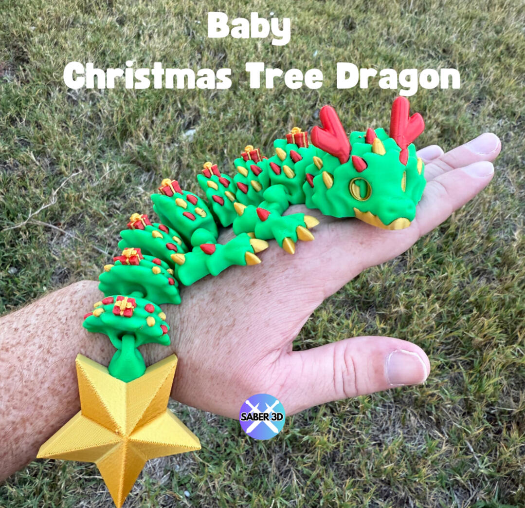 Baby Christmas Tree Dragon
