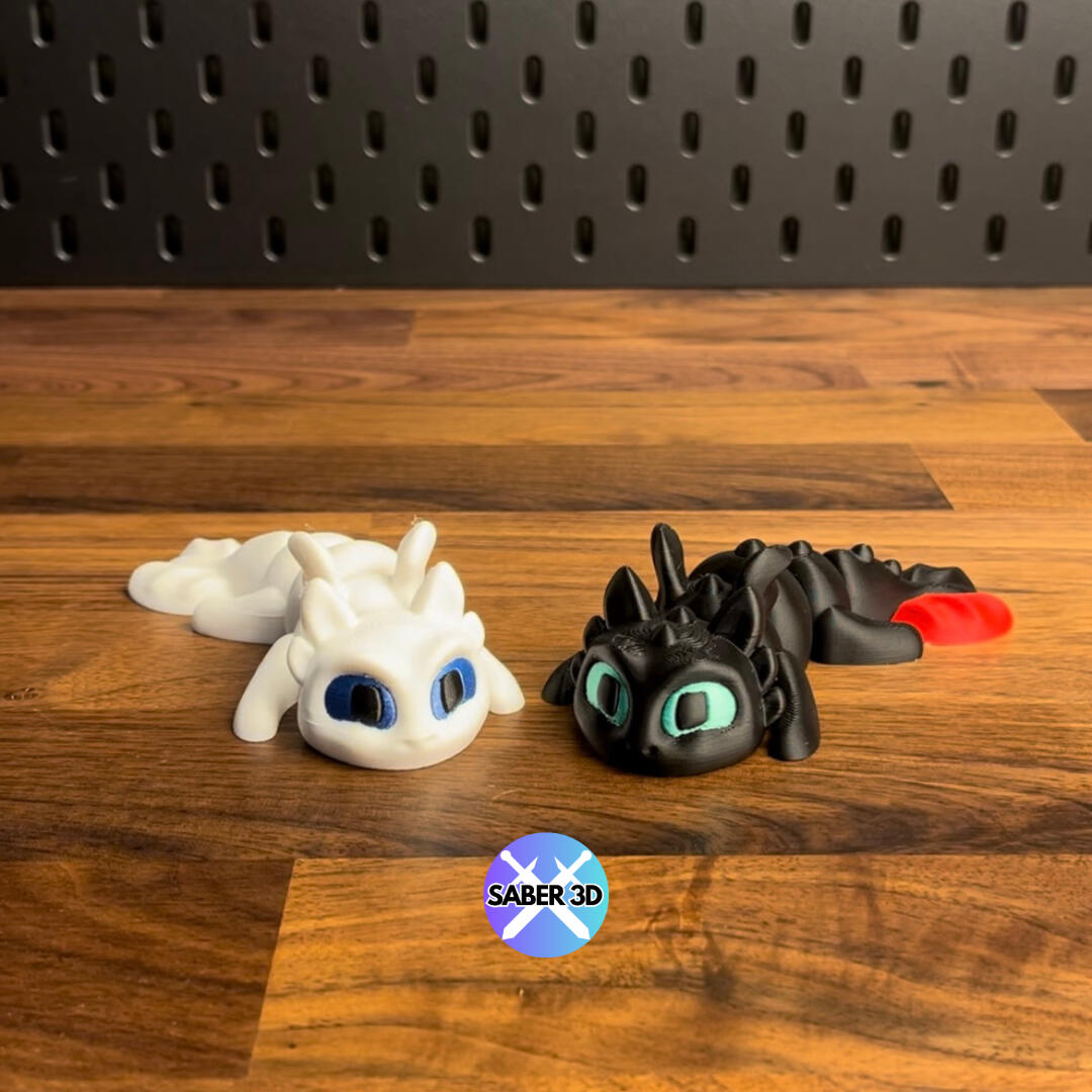 Toothless and Lightfury