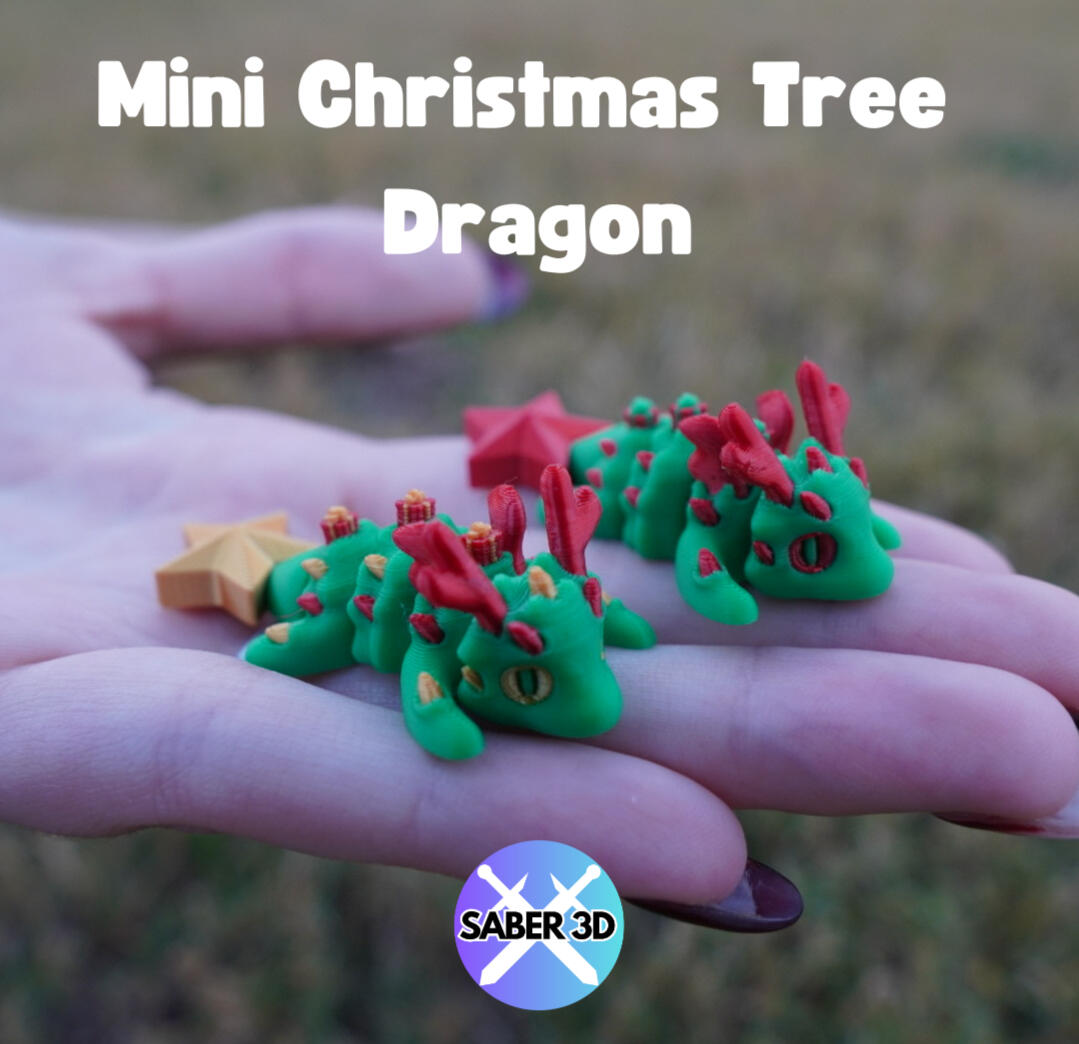 Mini Christmas Tree Dragon