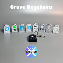 Grave Keychain Grave Keychain