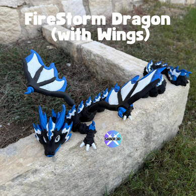 Winged Firestorm Dragon Winged Firestorm Dragon
