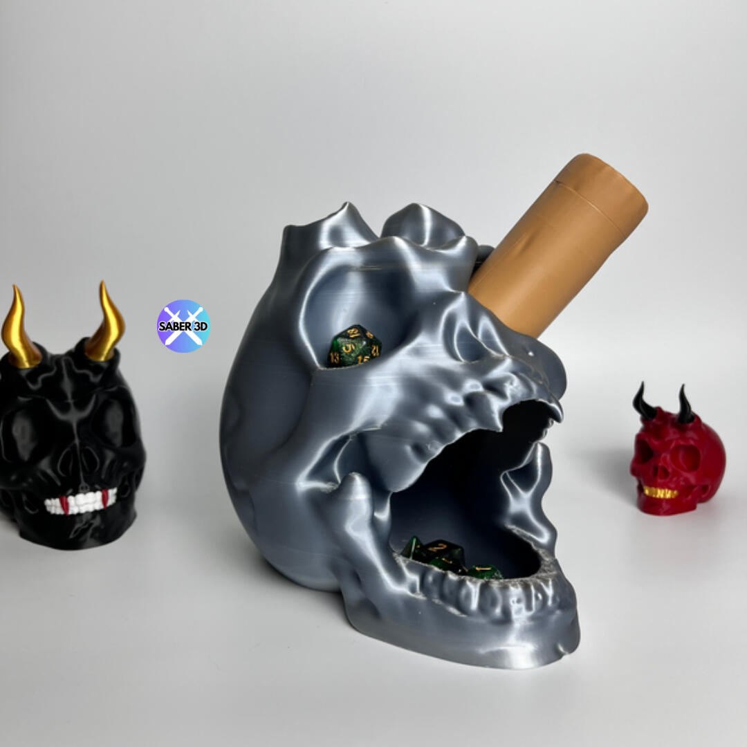 Demon Skull Dice Tower