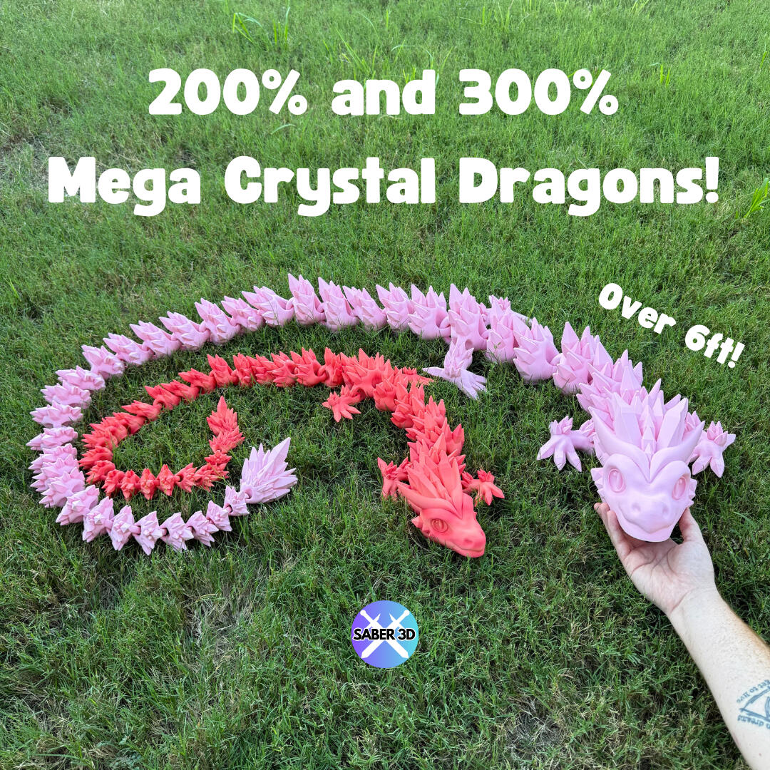 Mega 300% + 200% Crystal Dragon