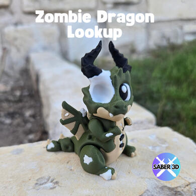 Zombie Dragon Lookup https://www.patreon.com/Saber3D/posts/july-model-5-165217395